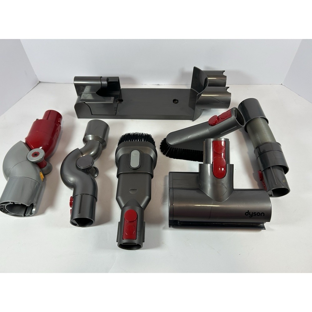 Dyson Vacuum Cleaner 6 Tool Lot & Wall Dock For V7, V8 Accessories - Picture 2 of 8